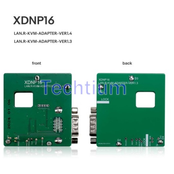 Xhorse XDNP16 Adapters Solder-Free for Landrover KVM Set Work with VVDI Prog/ MINI PROG and KEY TOOL PLUS
